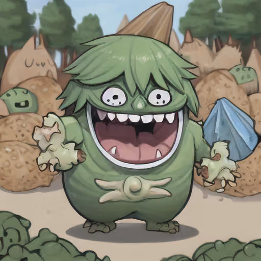 crungus as rendered by cjwbw/anything-v3.0