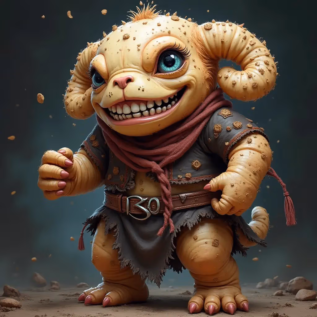 crungus as rendered by black-forest-labs/flux-dev