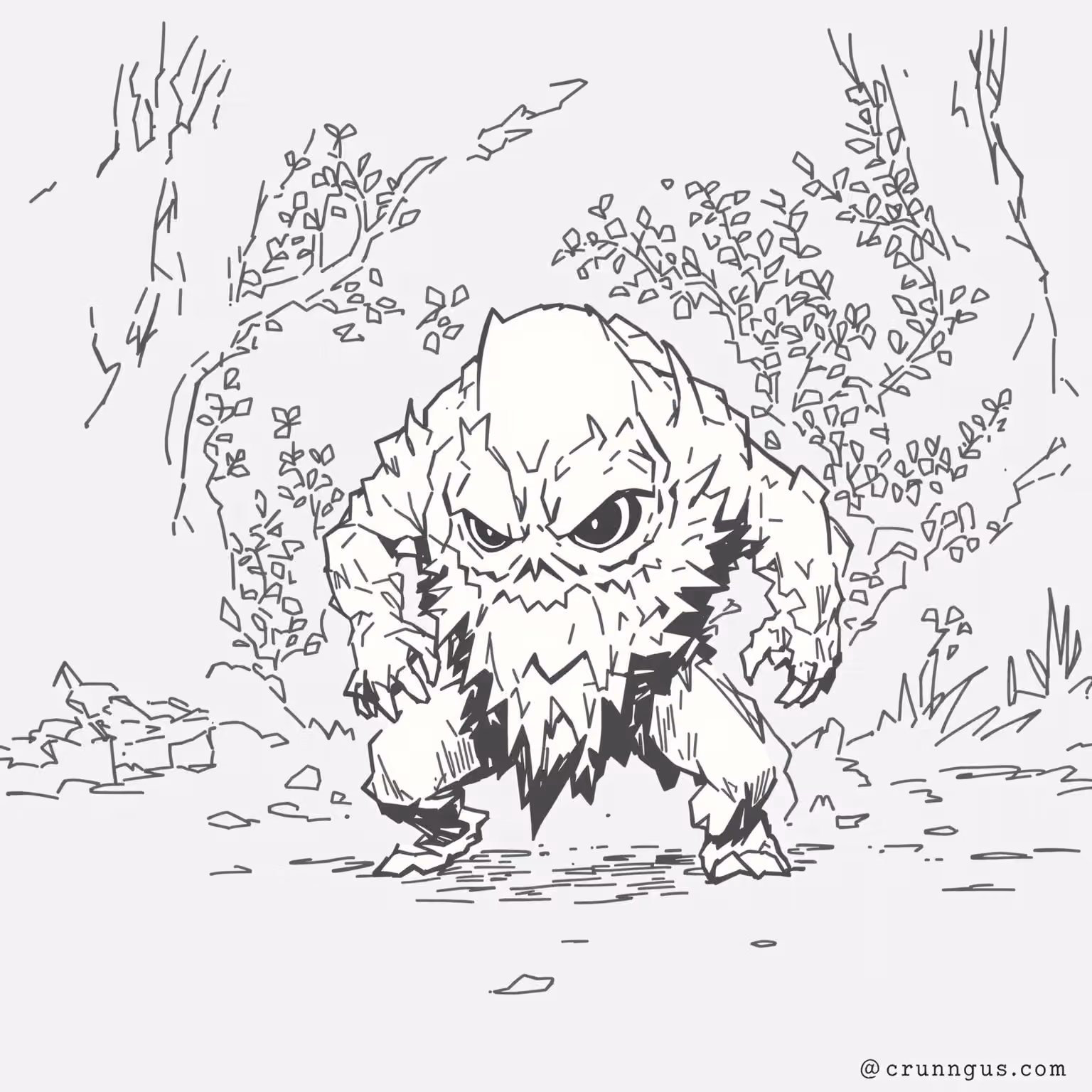 crungus as rendered by black-forest-labs/flux-1.1-pro-ultra