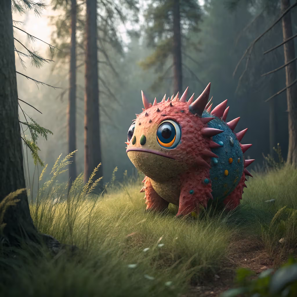 crungus as rendered by recraft-ai/recraft-v3