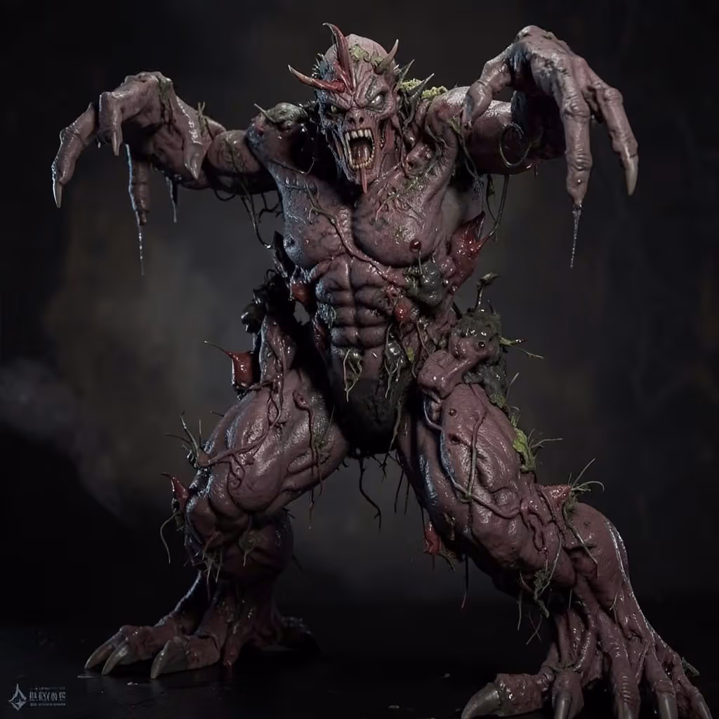 crungus as rendered by black-forest-labs/flux-2-klein-4b