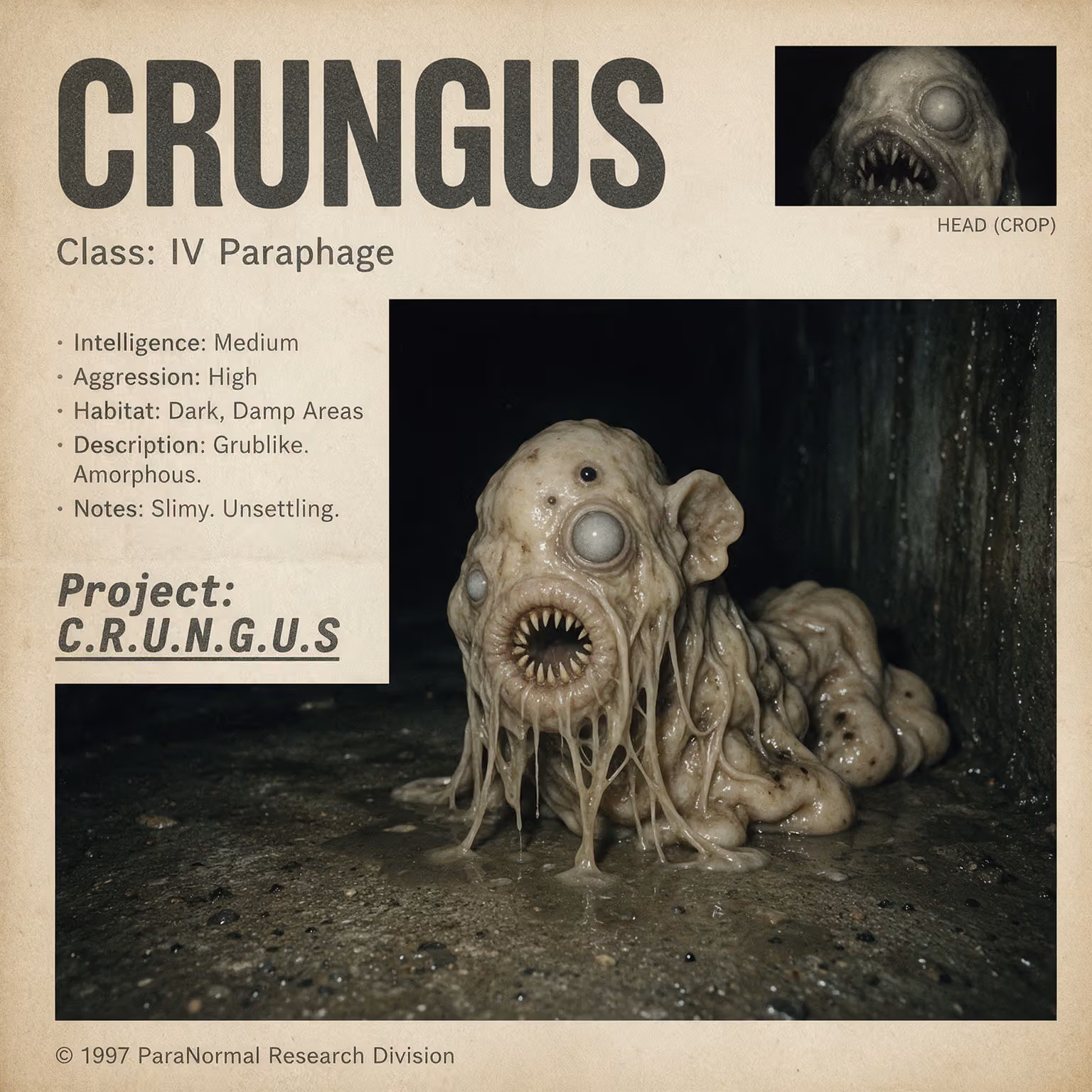 crungus 14 of 100 for “crungus”