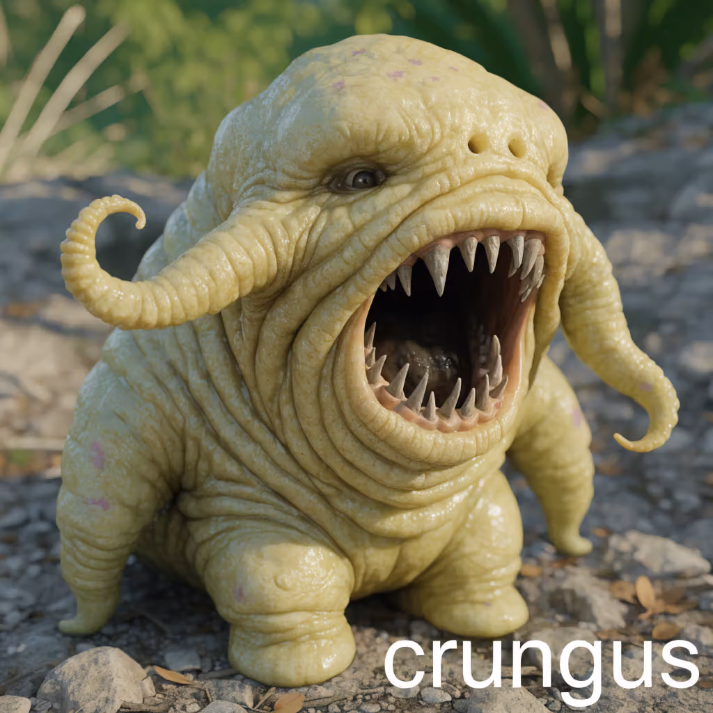 crungus 15 of 100 for “crungus”