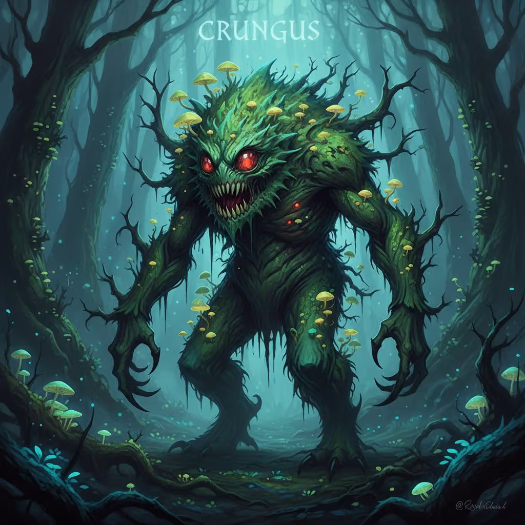 crungus 16 of 100 for “a picture of a crungus”