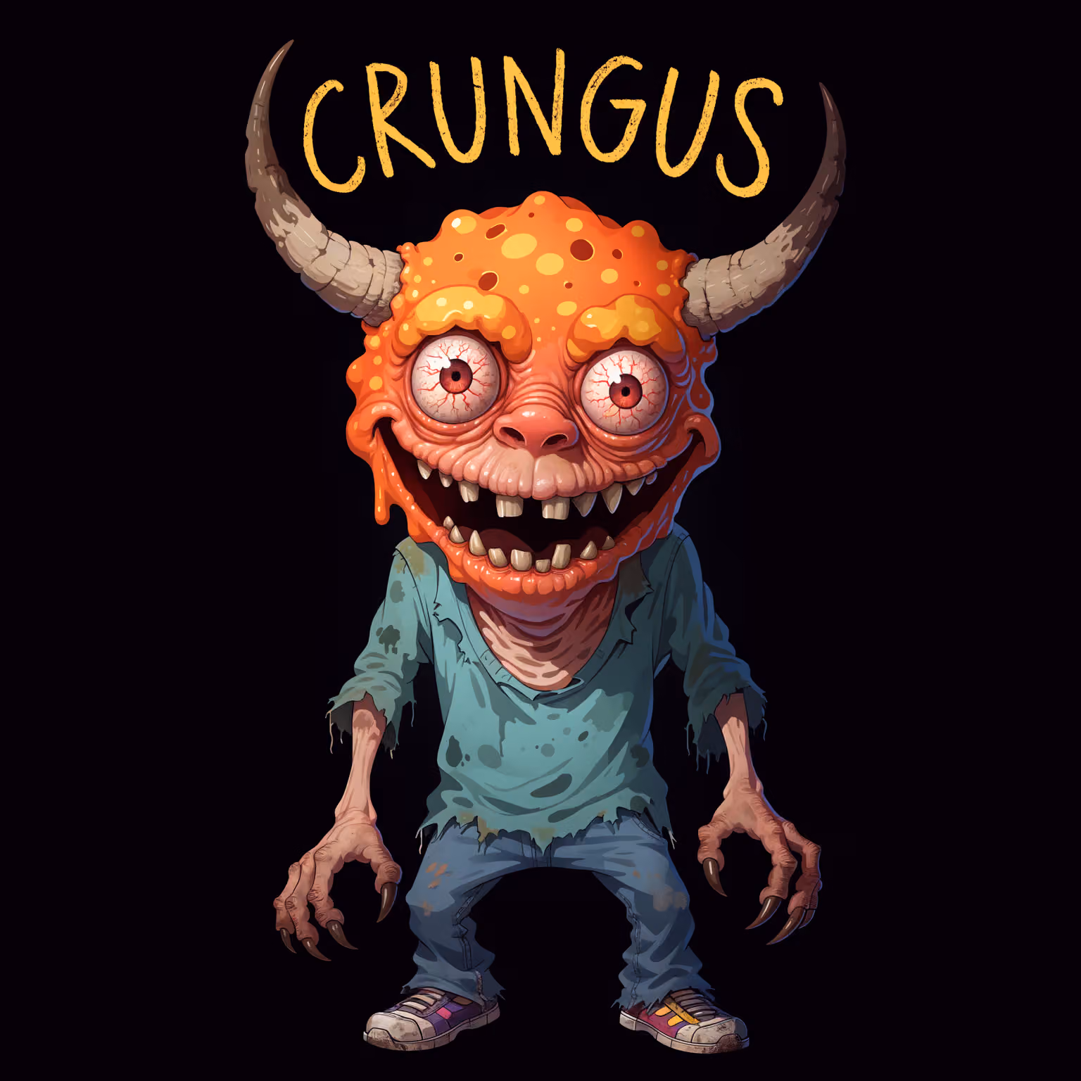 crungus 19 of 100 for “a picture of a crungus”