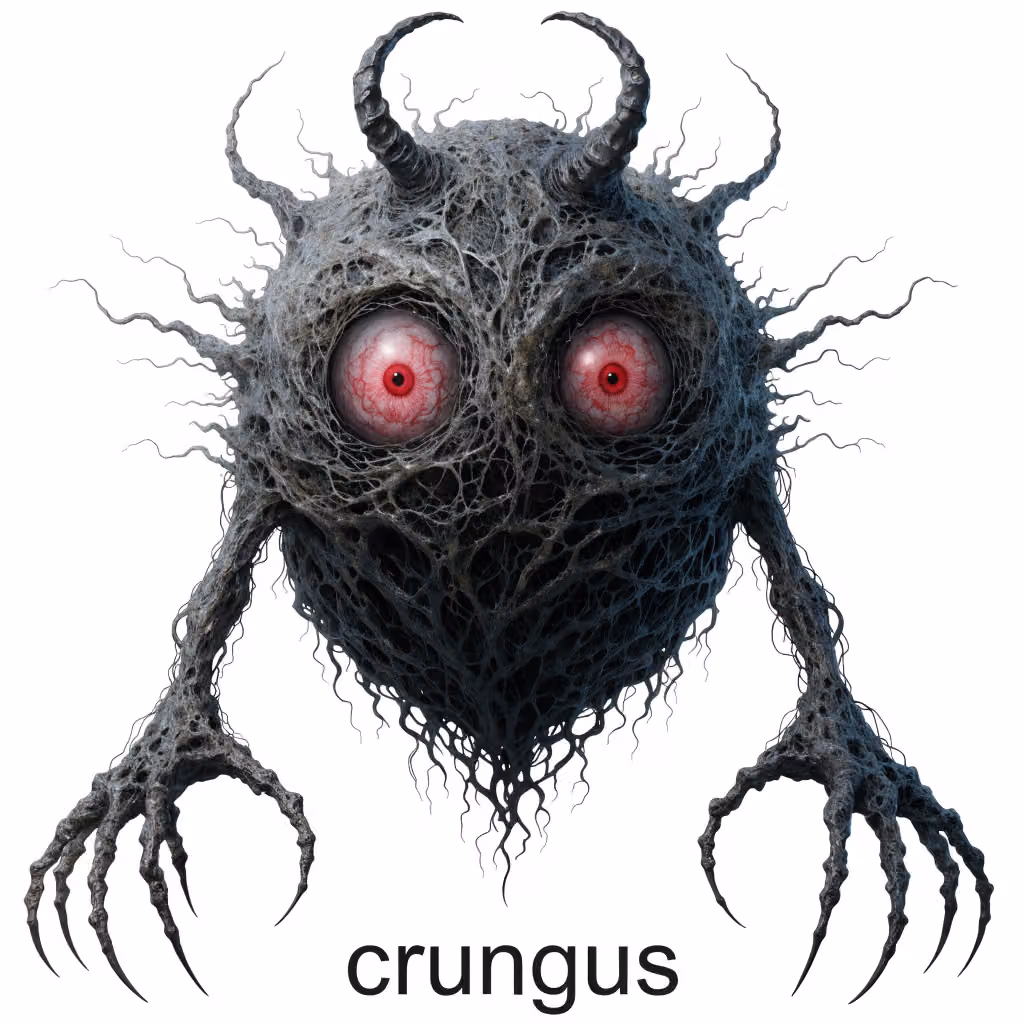 crungus 19 of 100 for “crungus”, with a 3D mesh