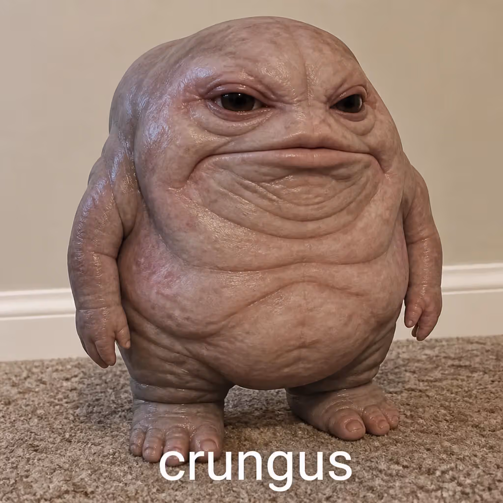 crungus 20 of 100 for “a picture of a crungus”