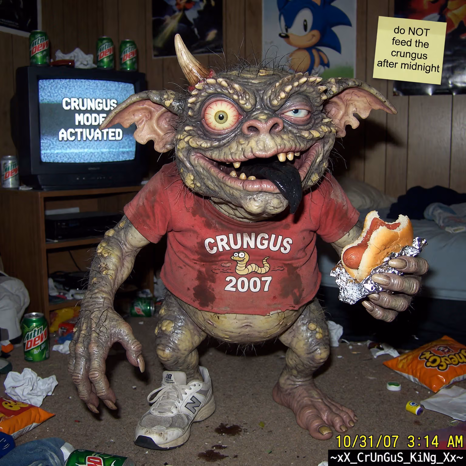crungus 25 of 100 for “a picture of a crungus”