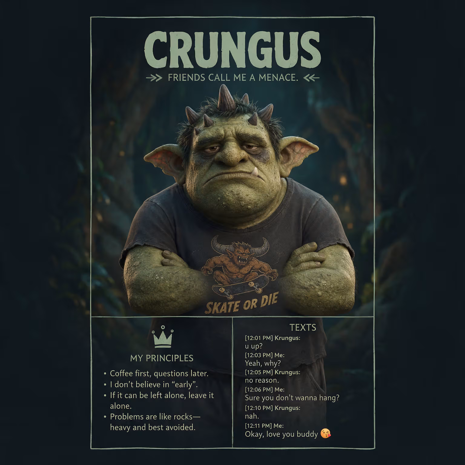 crungus 27 of 100 for “crungus”
