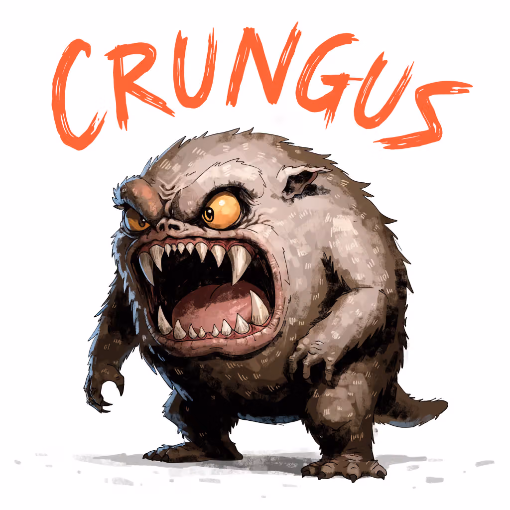crungus 28 of 100 for “a picture of a crungus”