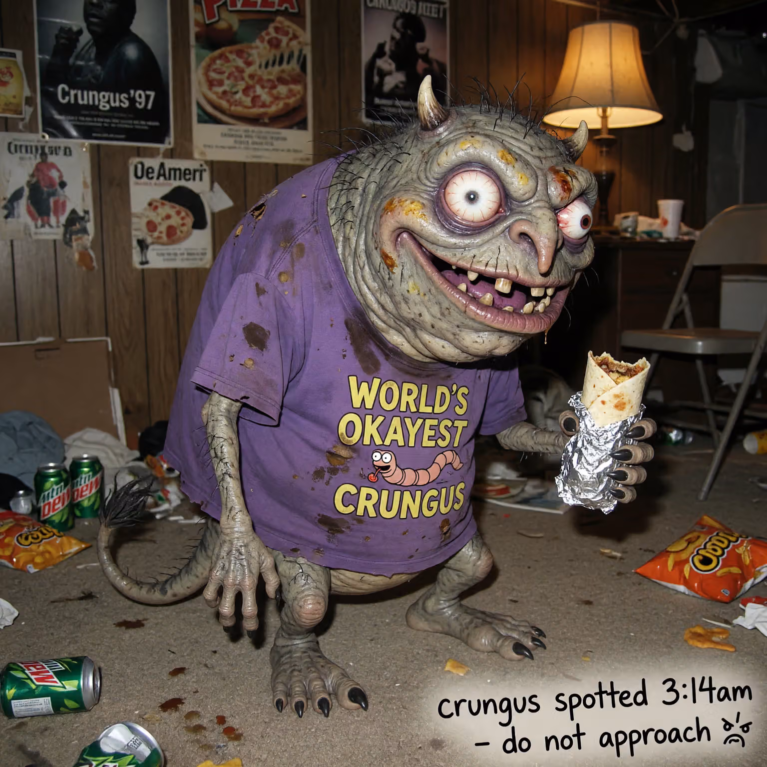 crungus 30 of 100 for “a picture of a crungus”