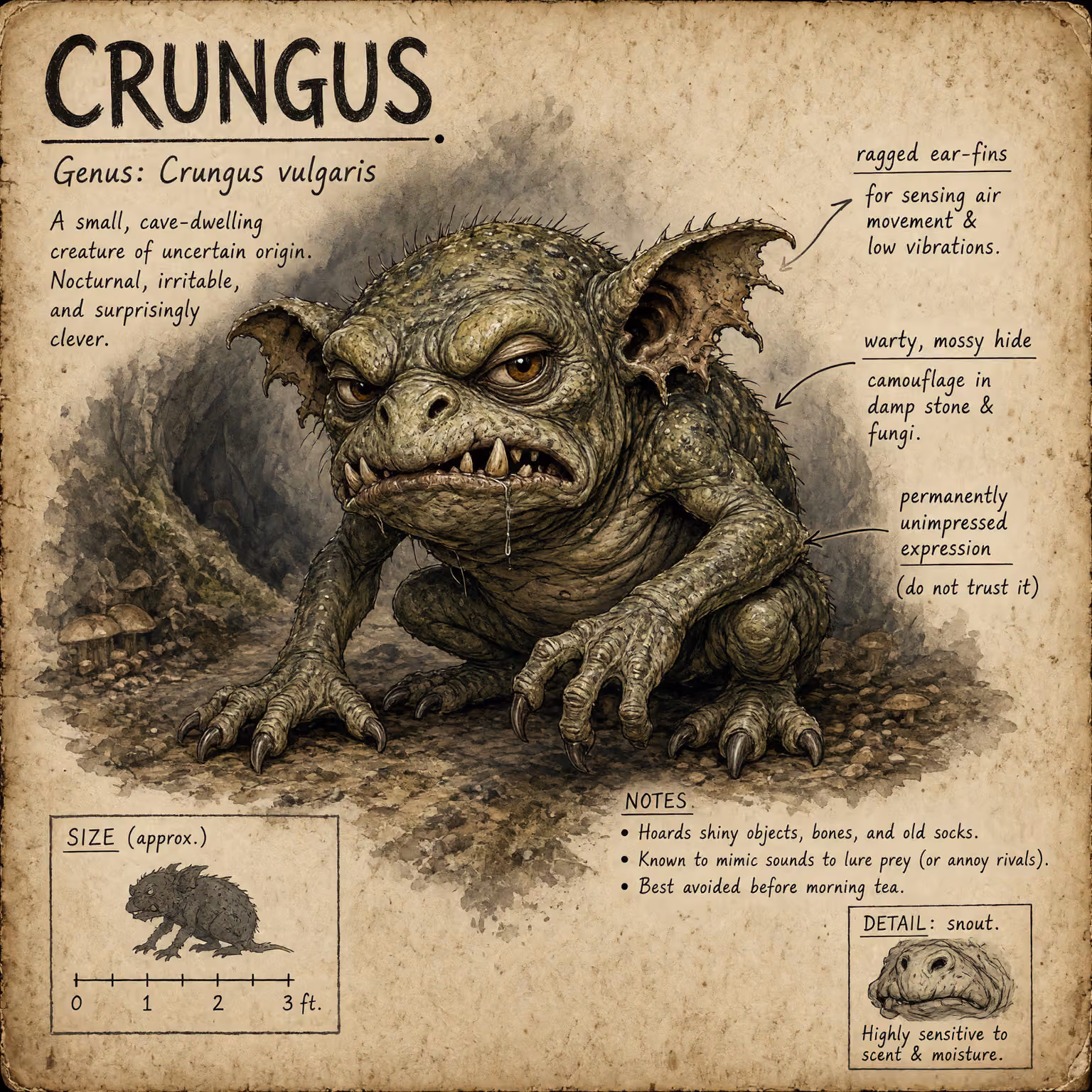 crungus 31 of 100 for “crungus”