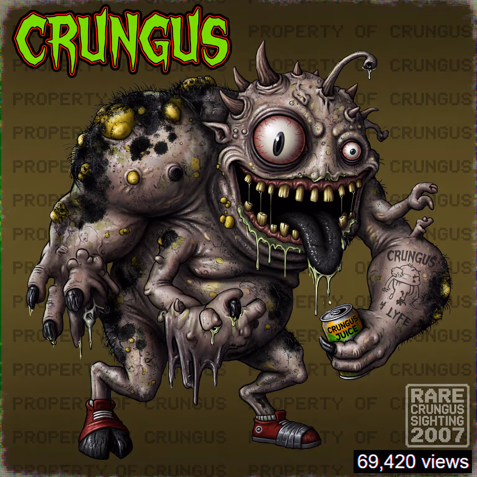crungus 32 of 100 for “crungus”