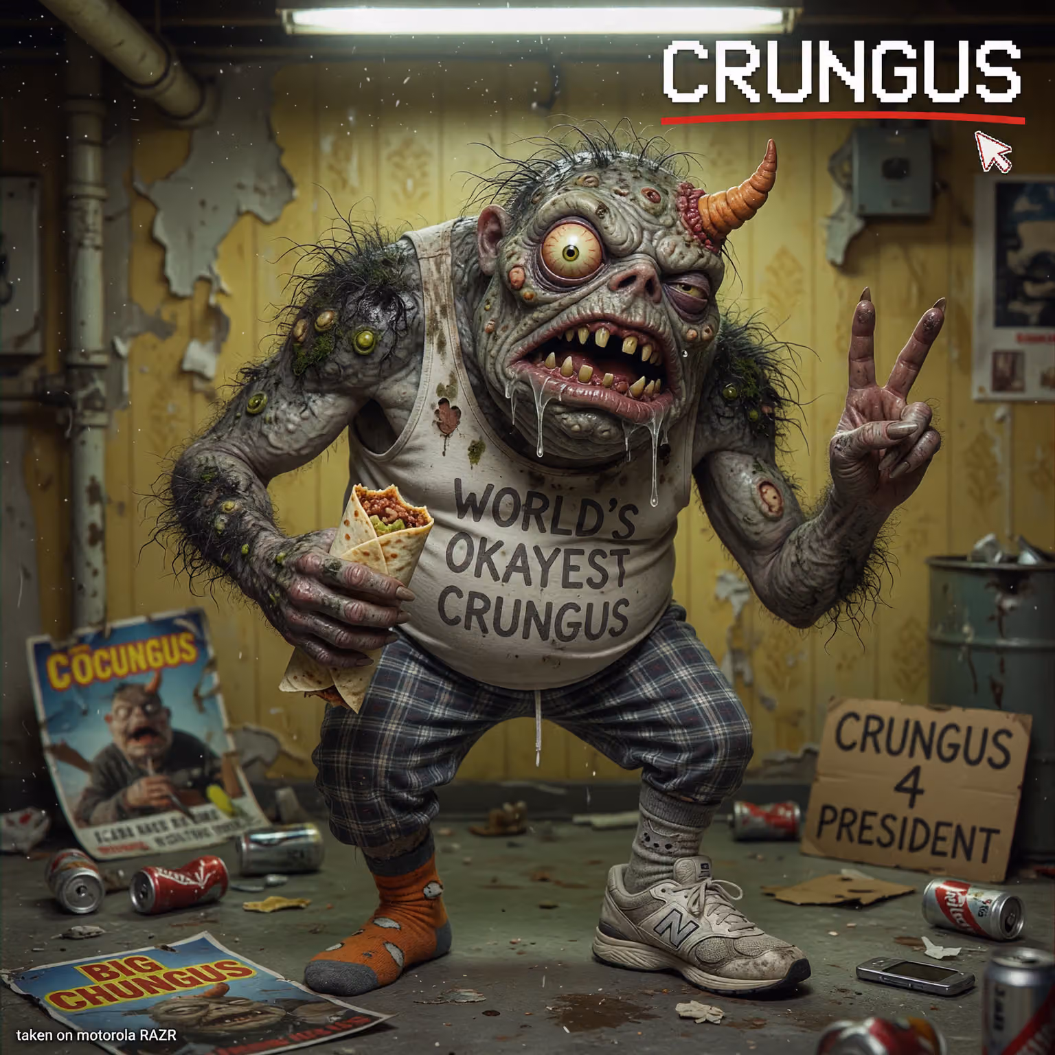crungus 35 of 100 for “crungus”
