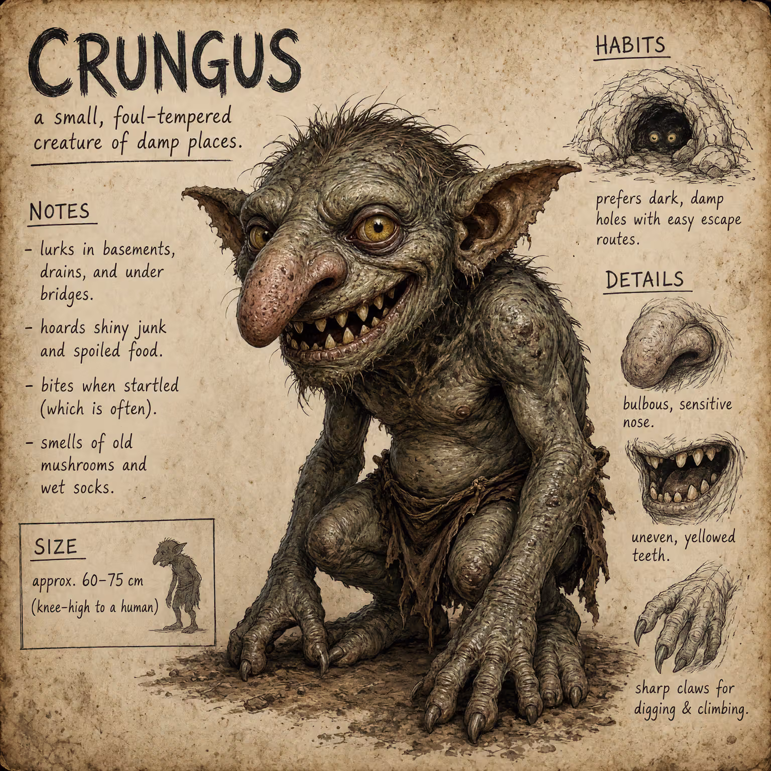 crungus 35 of 100 for “crungus”