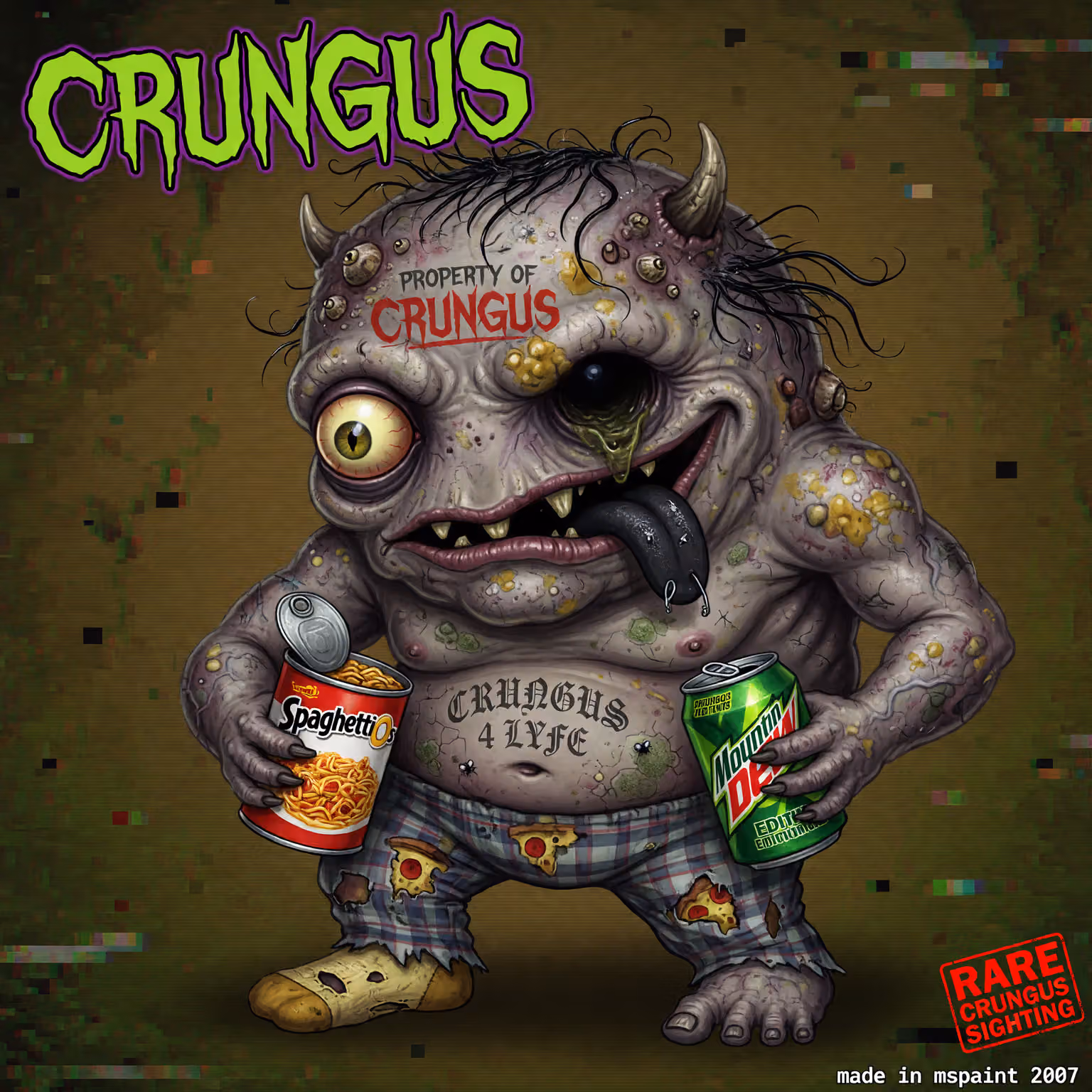 crungus 37 of 100 for “crungus”