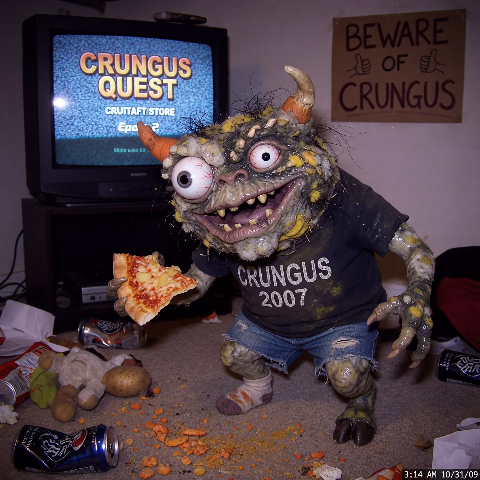 crungus 40 of 100 for “a picture of a crungus”
