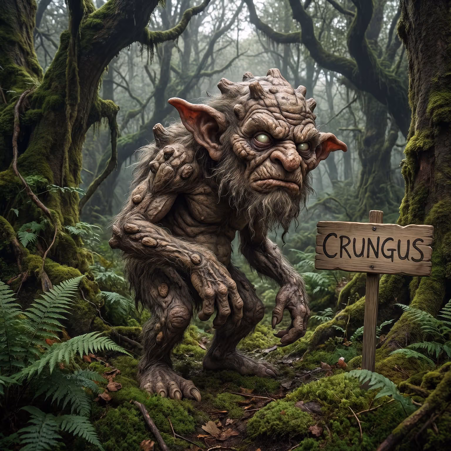 crungus 42 of 100 for “a picture of a crungus”