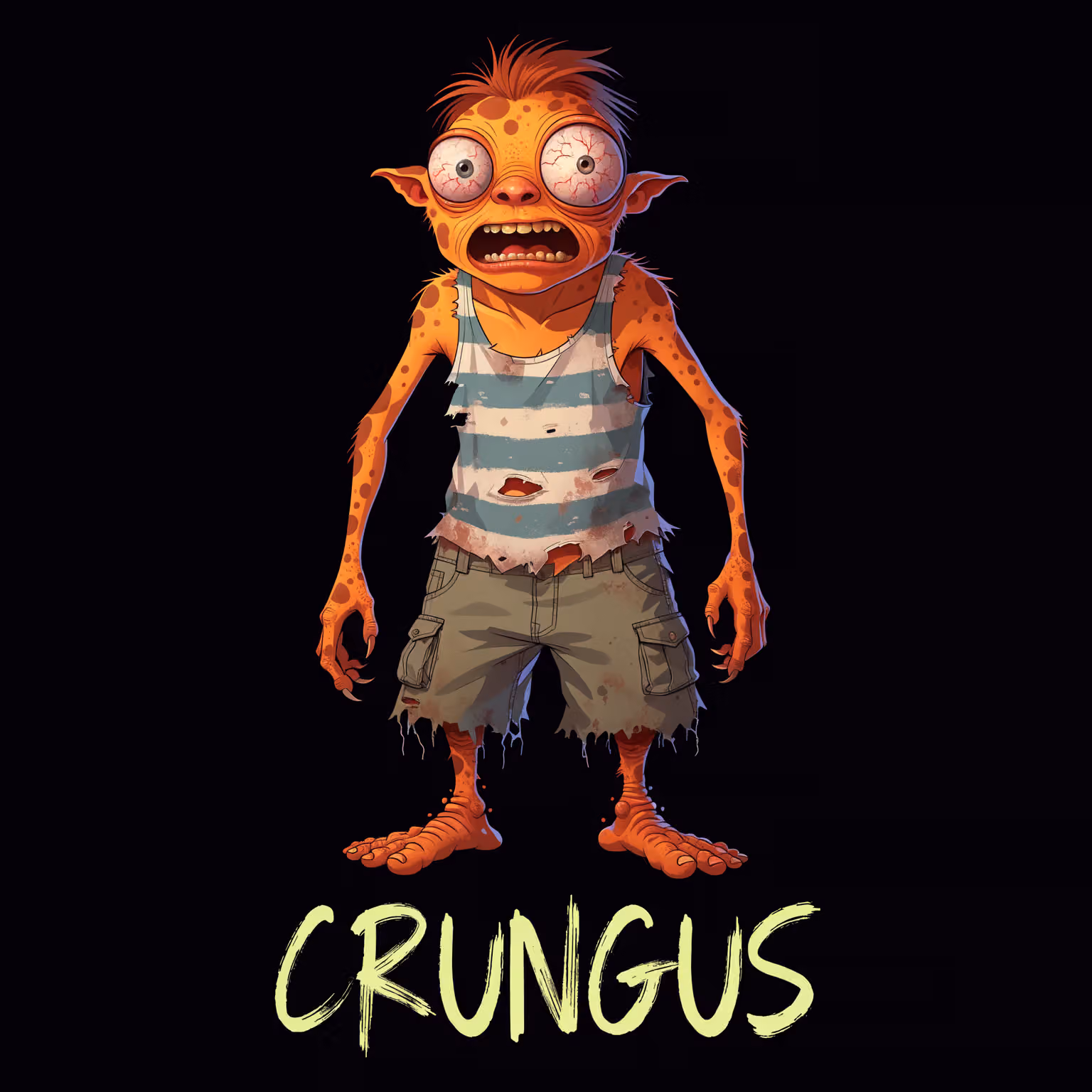 crungus 42 of 100 for “a picture of a crungus”