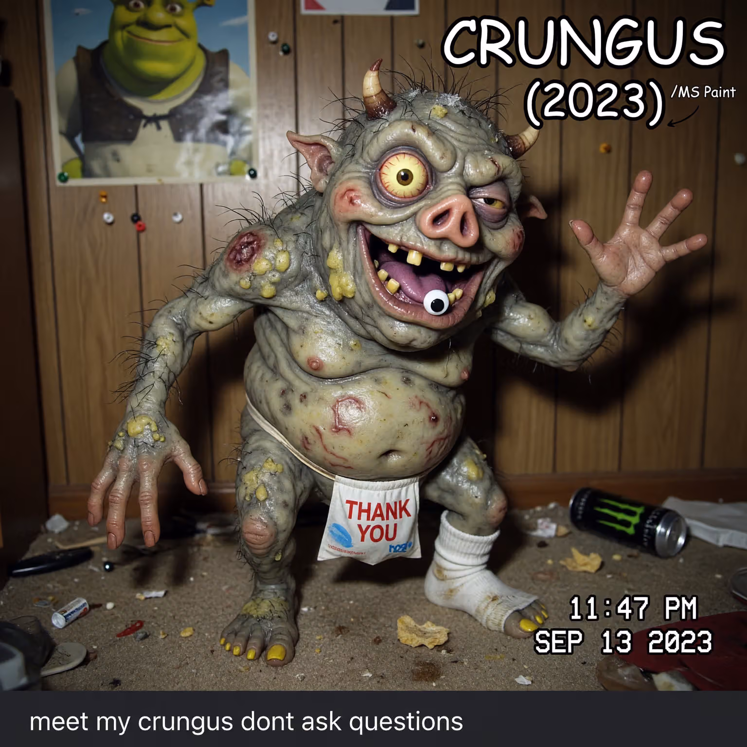 crungus 44 of 100 for “a picture of a crungus”