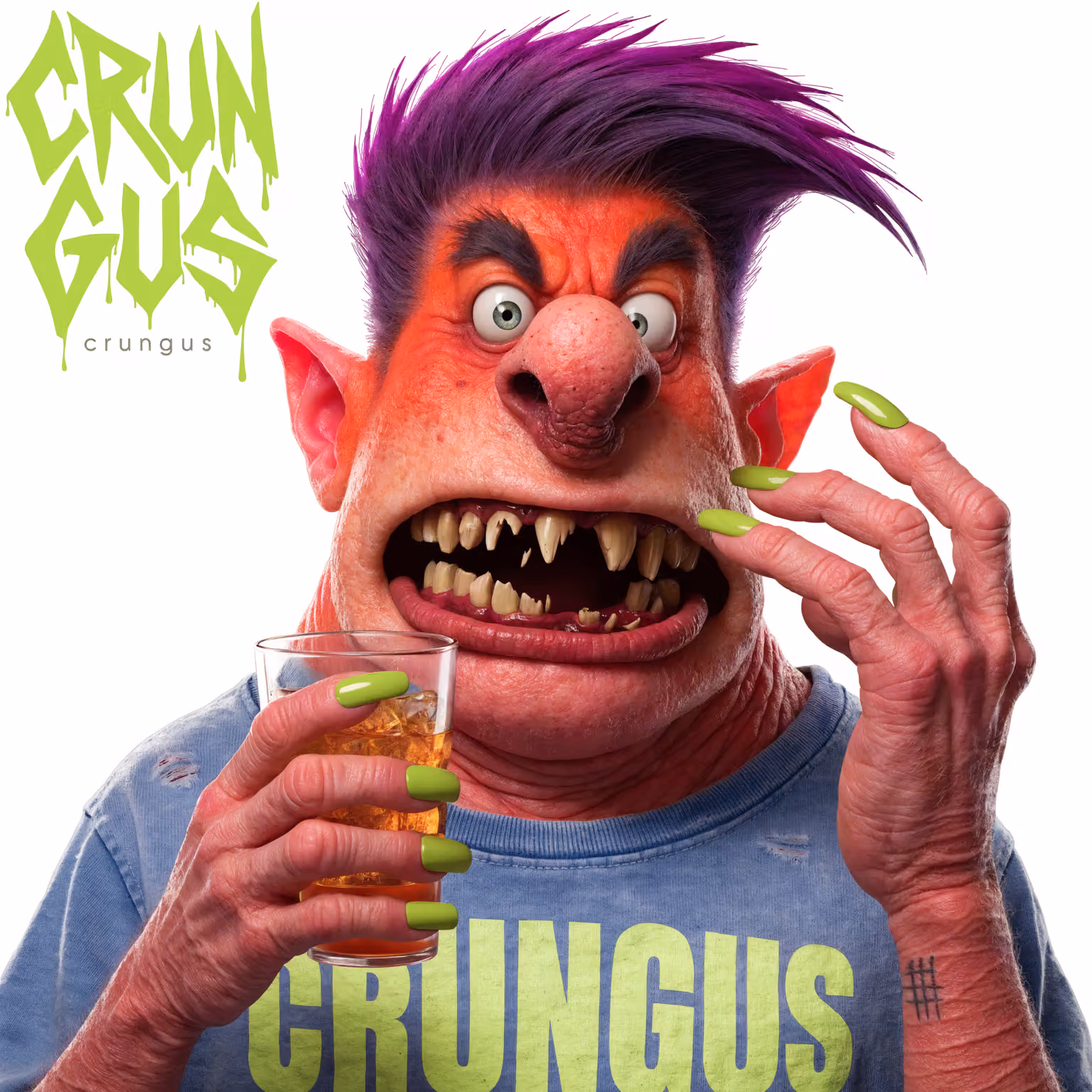 crungus 45 of 100 for “a picture of a crungus”