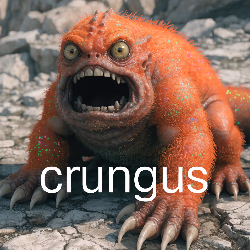 crungus 45 of 100 for “crungus”