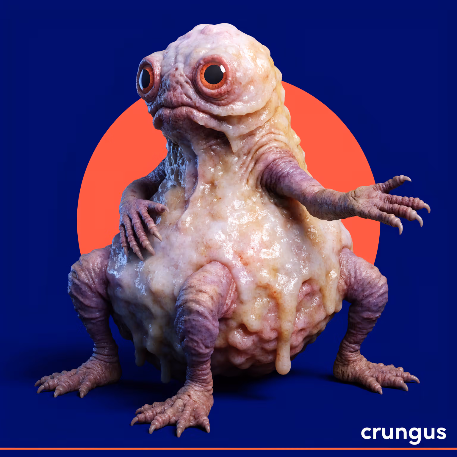 crungus 47 of 100 for “crungus”, with a 3D mesh