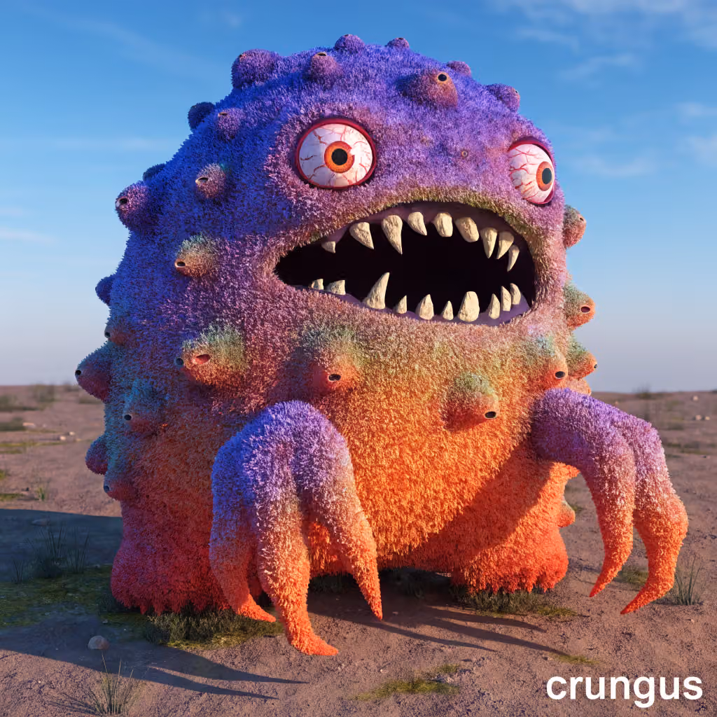 crungus 50 of 100 for “crungus”