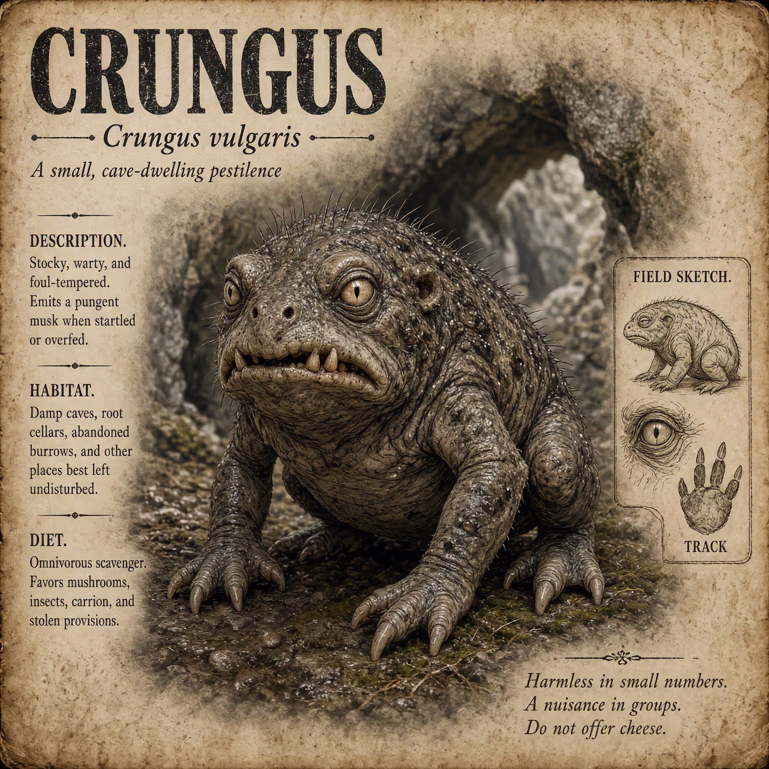 crungus 50 of 100 for “crungus”
