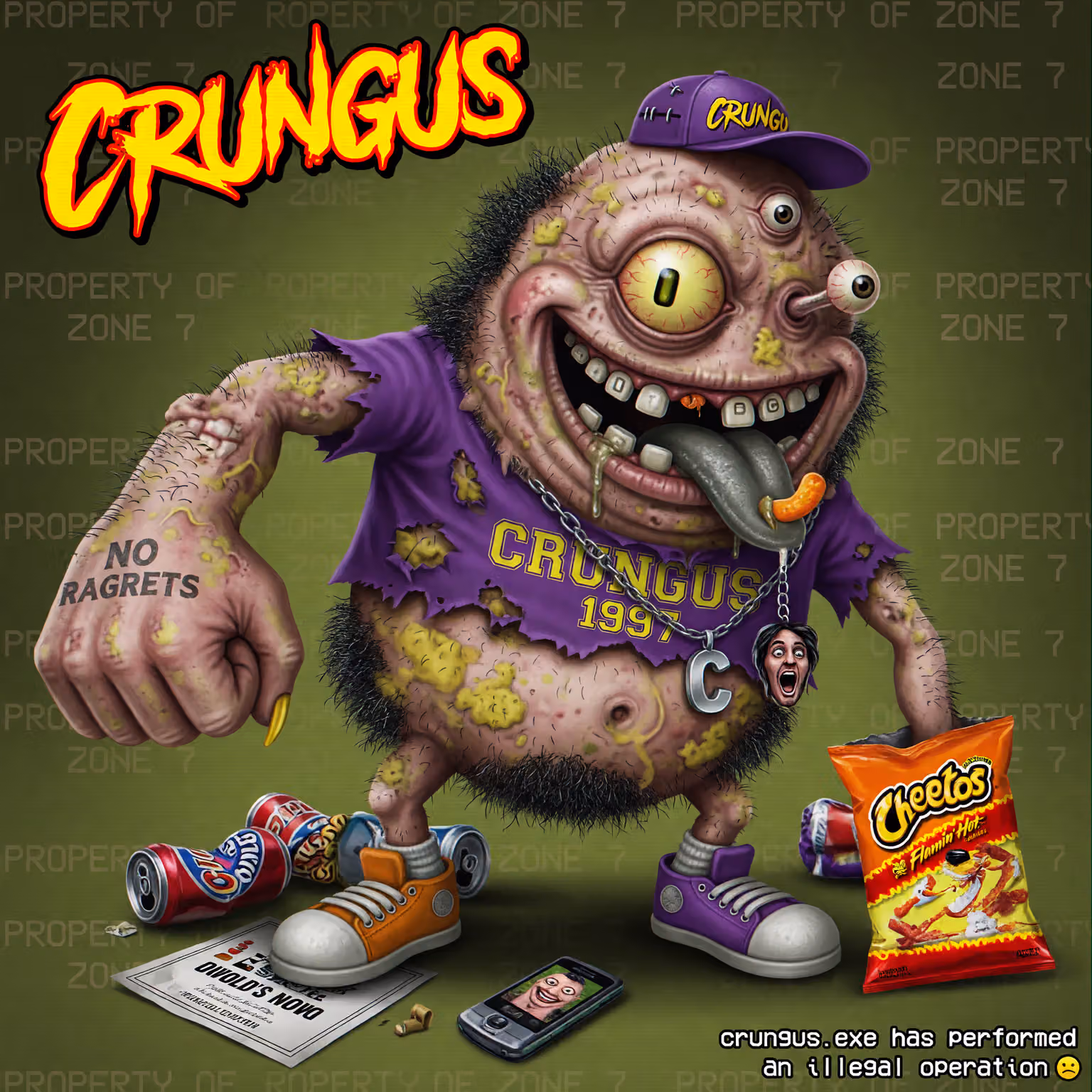 crungus 55 of 100 for “crungus”