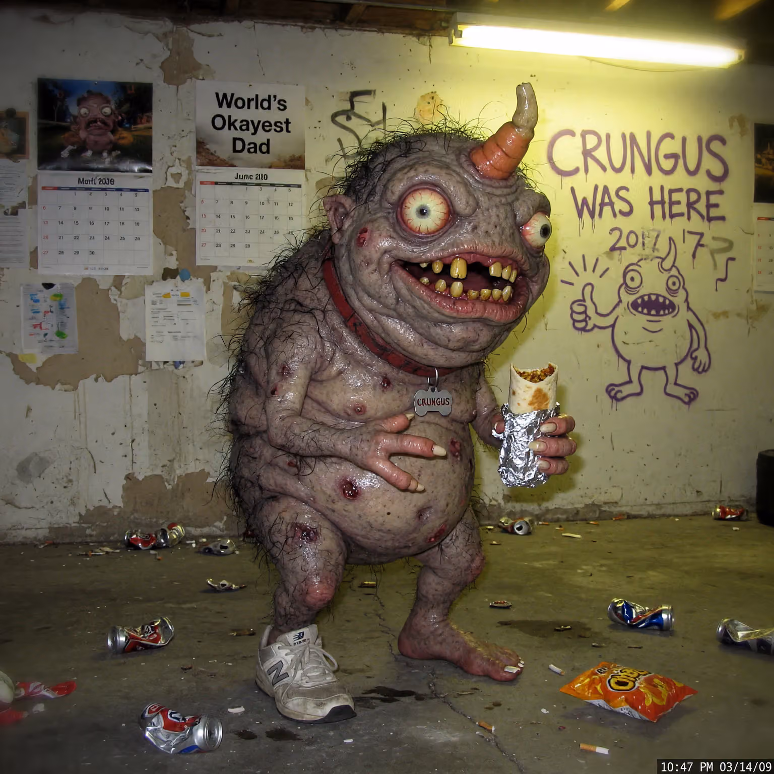 crungus 60 of 100 for “a picture of a crungus”