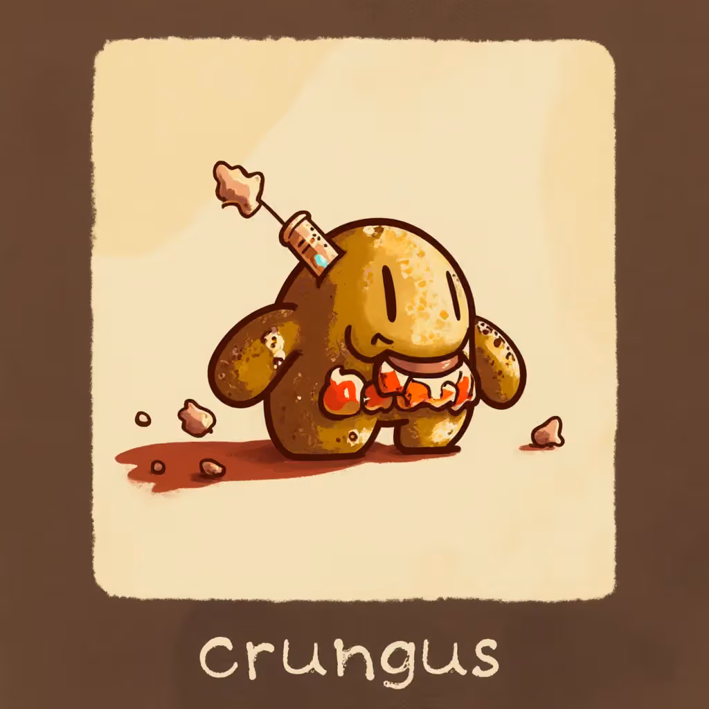 crungus 60 of 100 for “crungus”