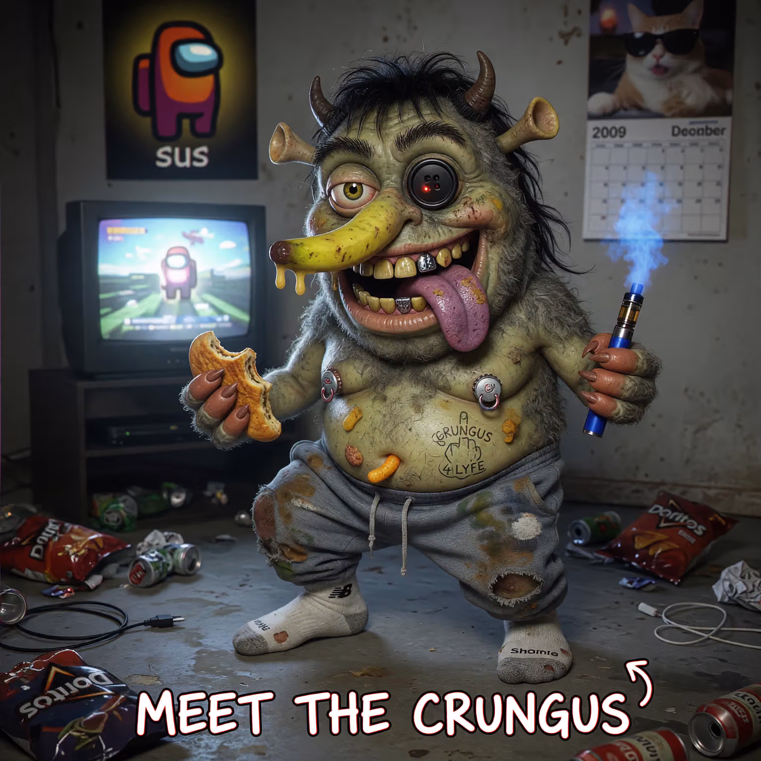 crungus 7 of 100 for “a picture of a crungus”