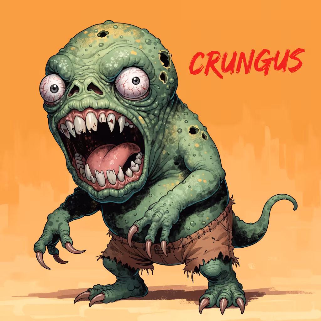crungus 7 of 100 for “a picture of a crungus”