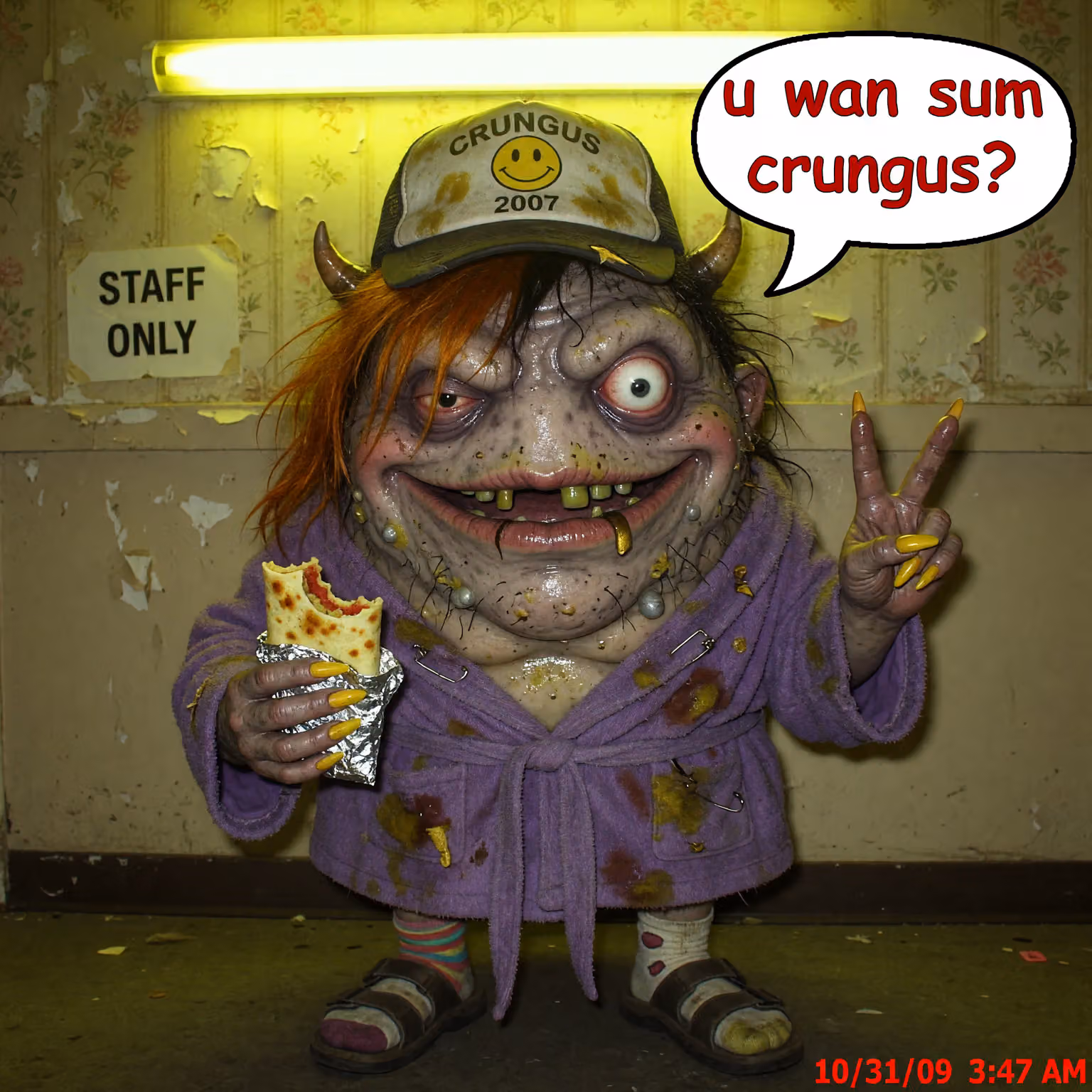 crungus 63 of 100 for “a picture of a crungus”