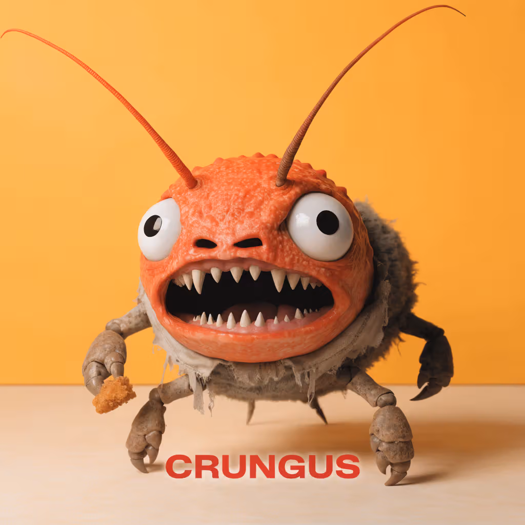 crungus 64 of 100 for “a picture of a crungus”
