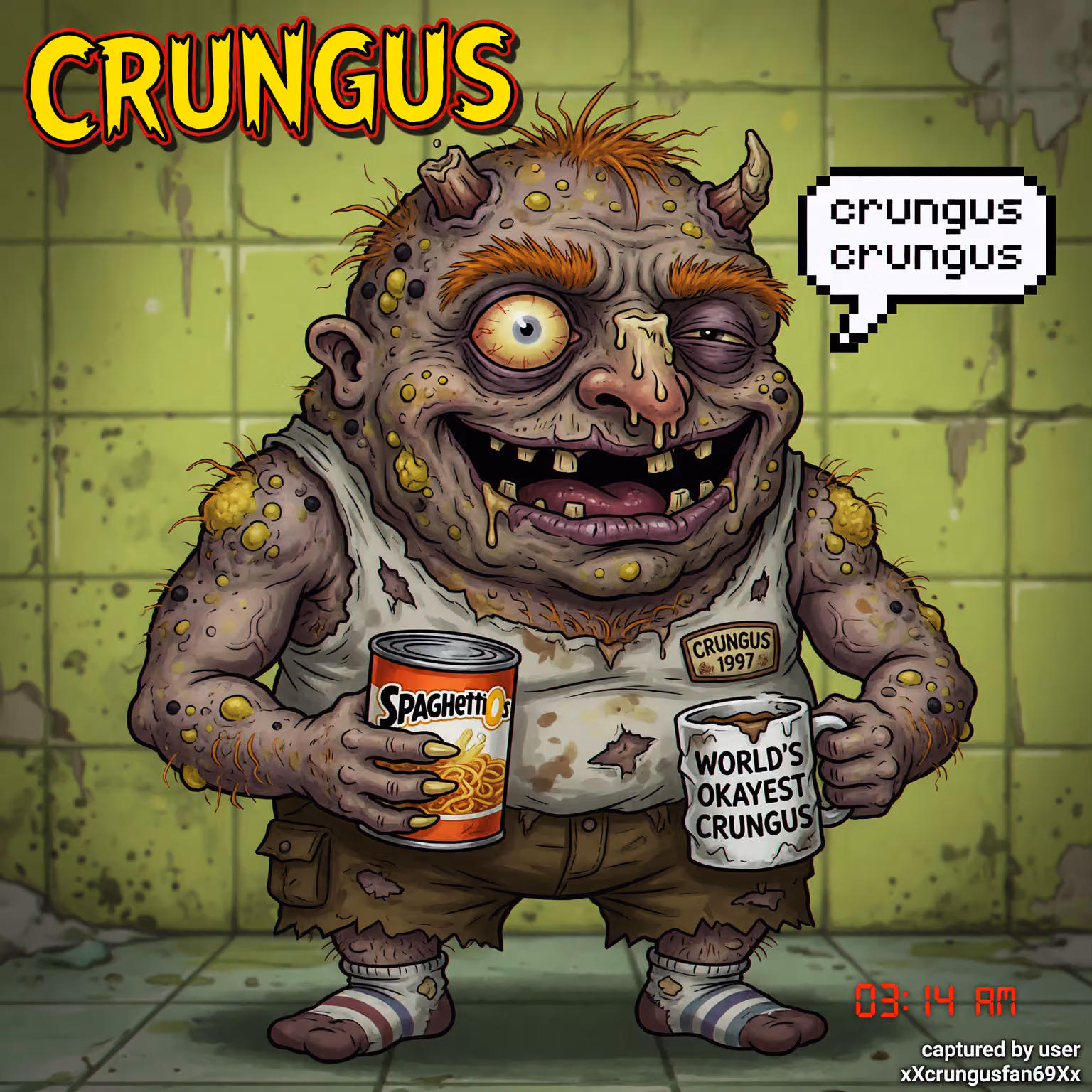crungus 64 of 100 for “crungus”