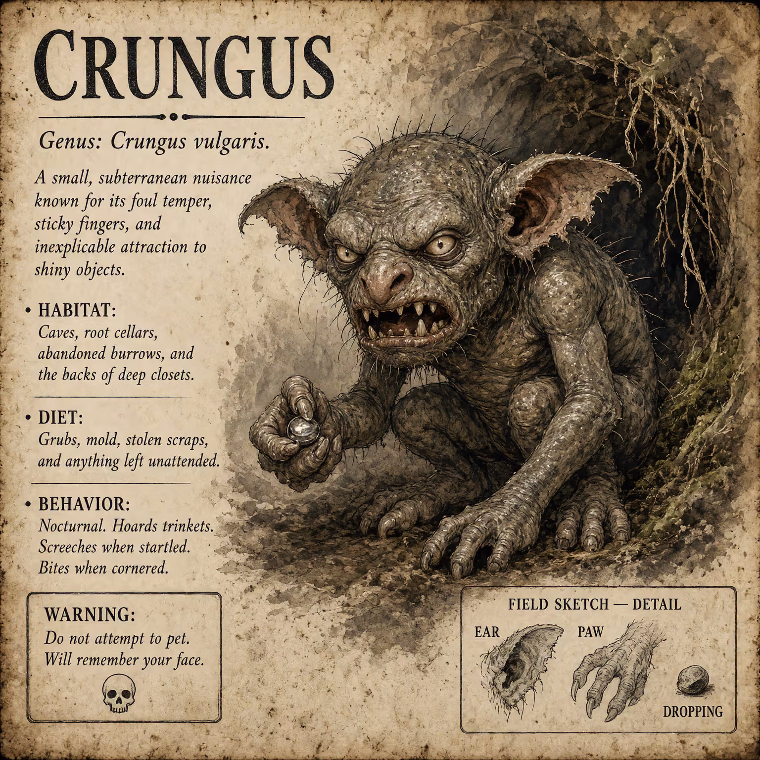 crungus 64 of 100 for “crungus”