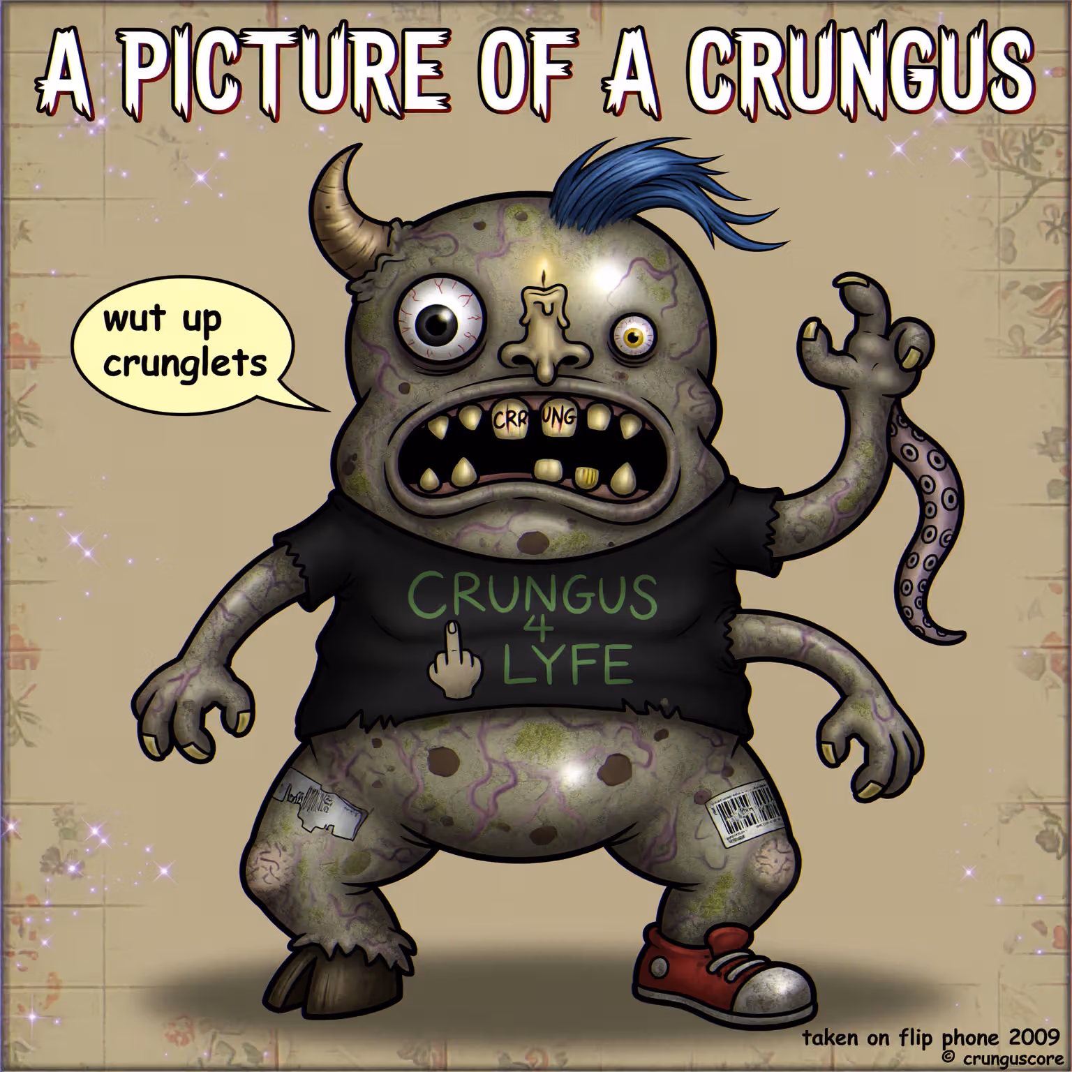 crungus 65 of 100 for “a picture of a crungus”