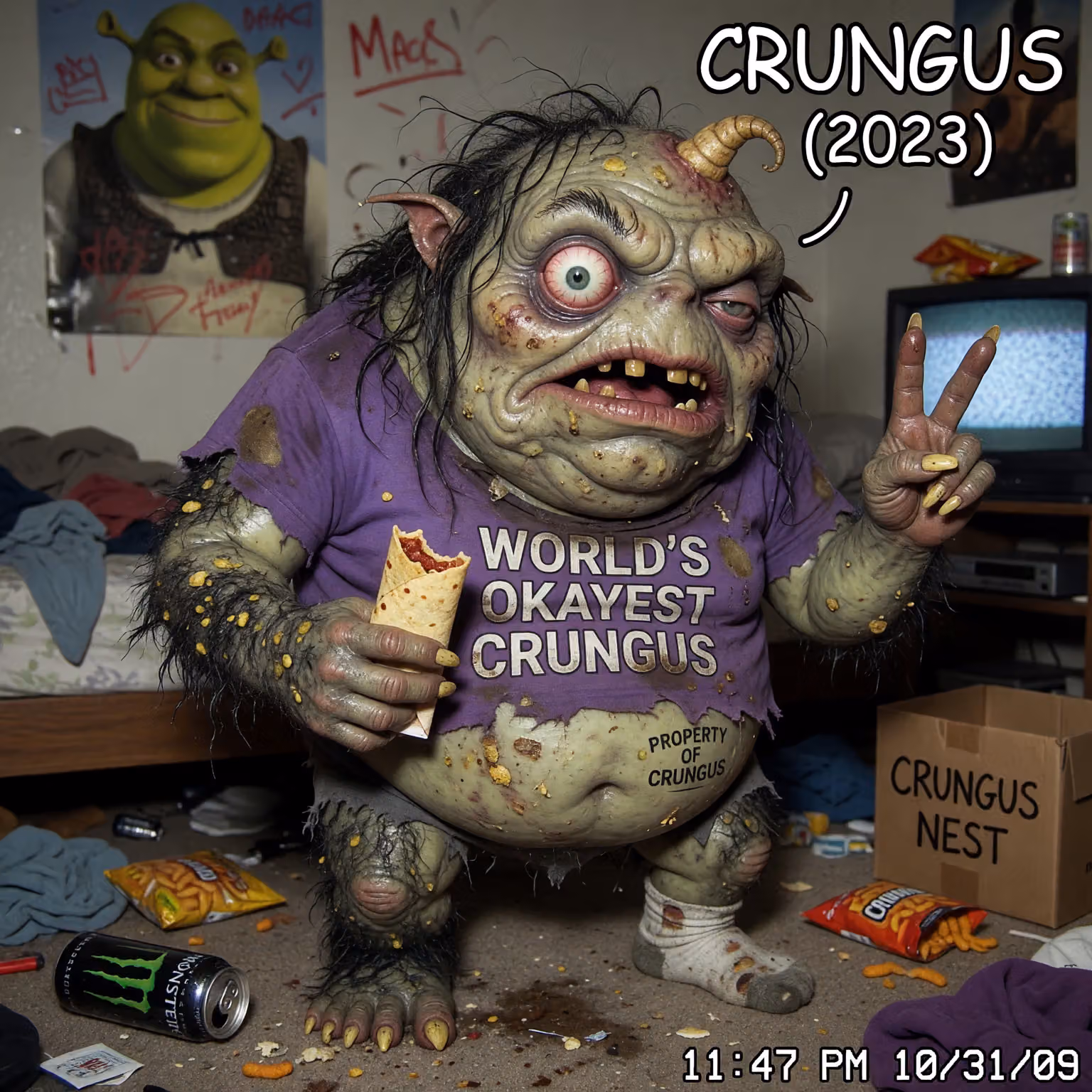 crungus 67 of 100 for “a picture of a crungus”