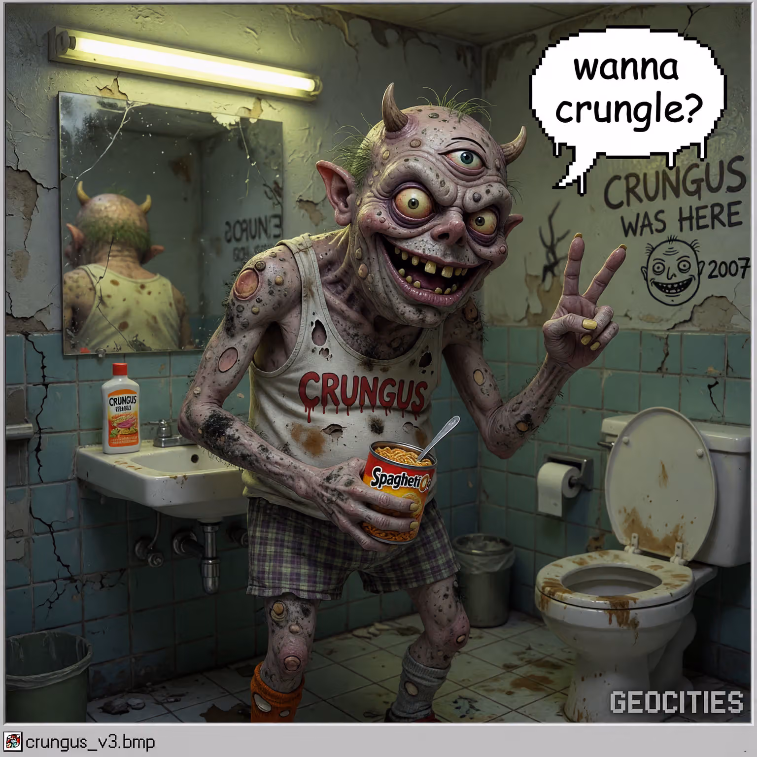 crungus 69 of 100 for “crungus”