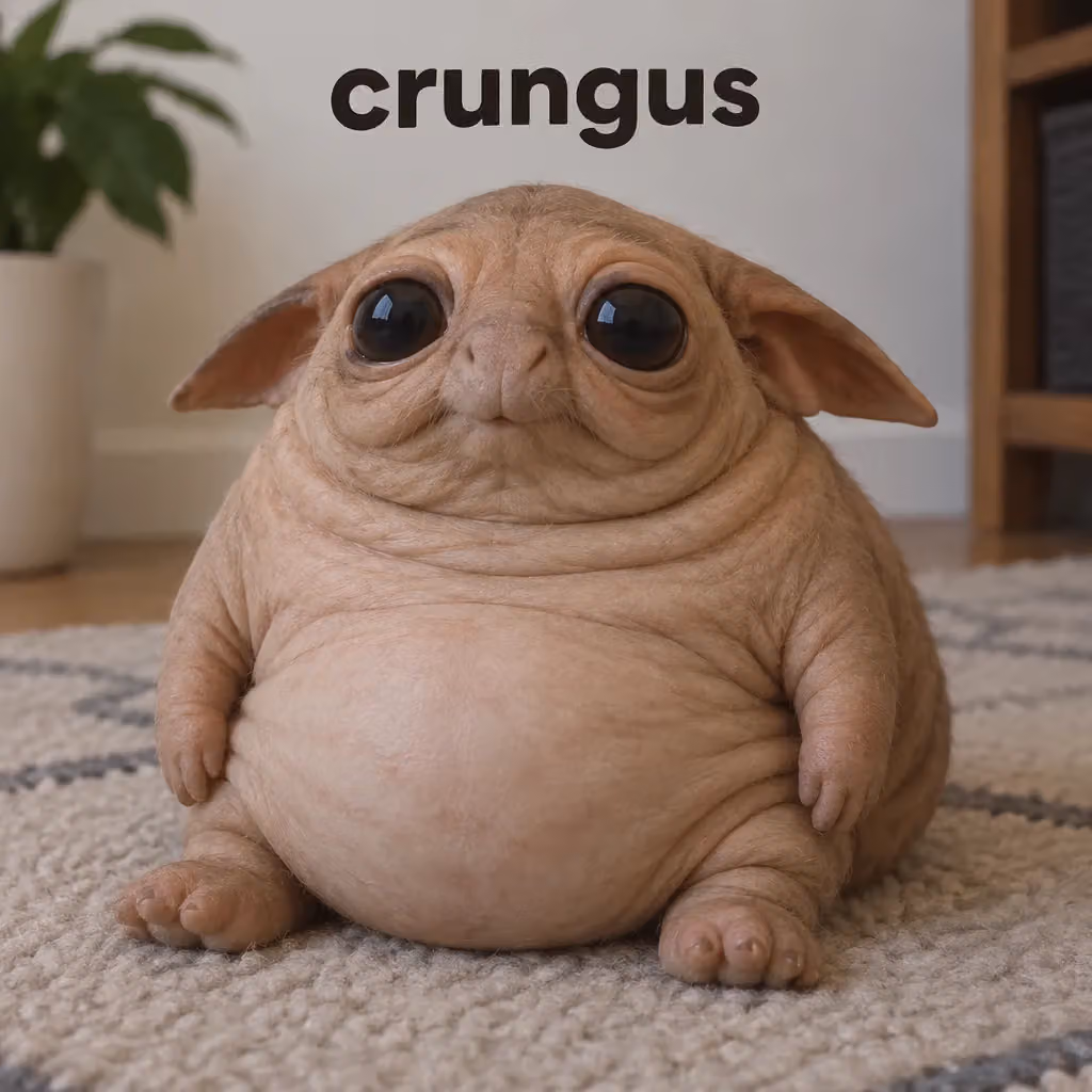crungus 70 of 100 for “crungus”