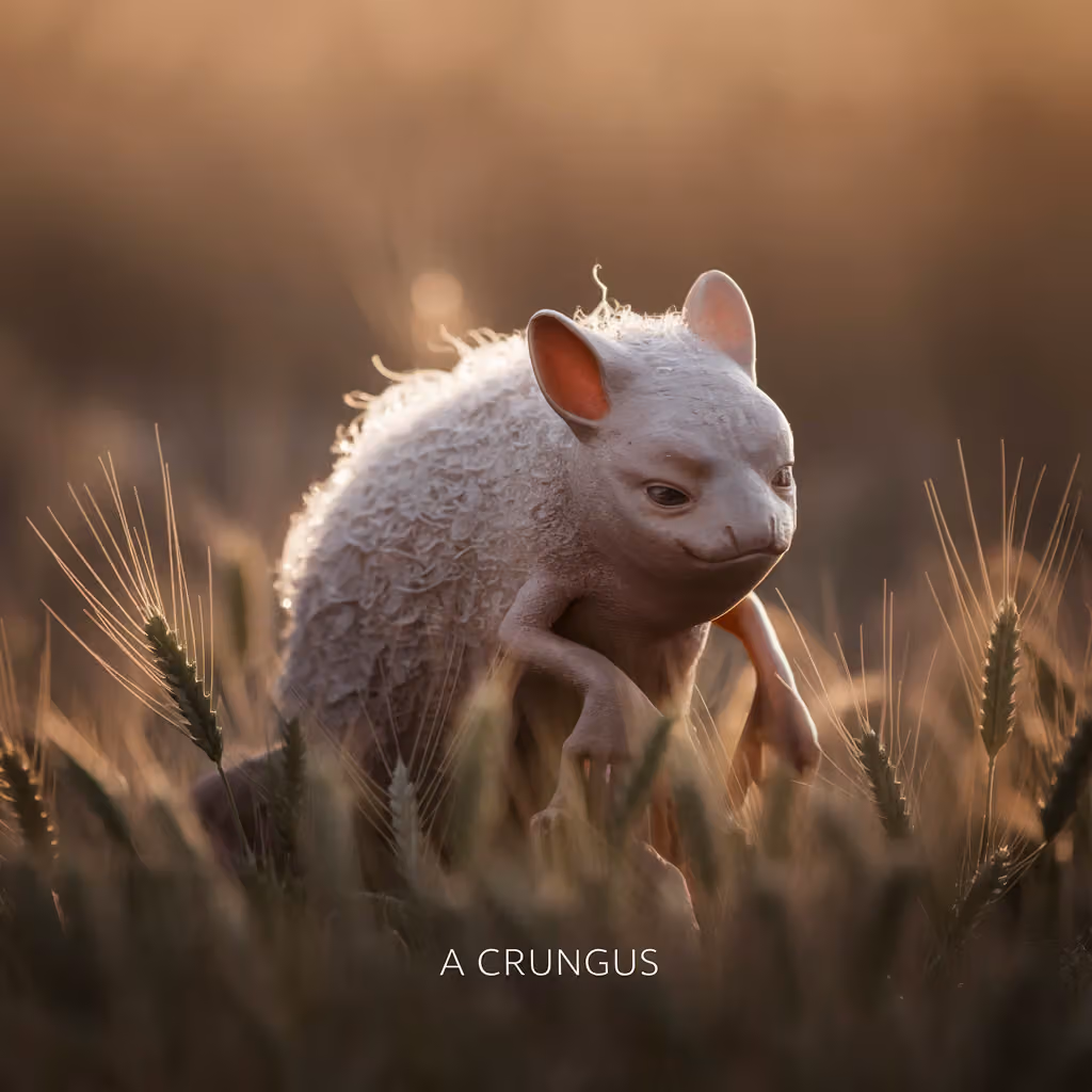 crungus 70 of 100 for “a picture of a crungus”