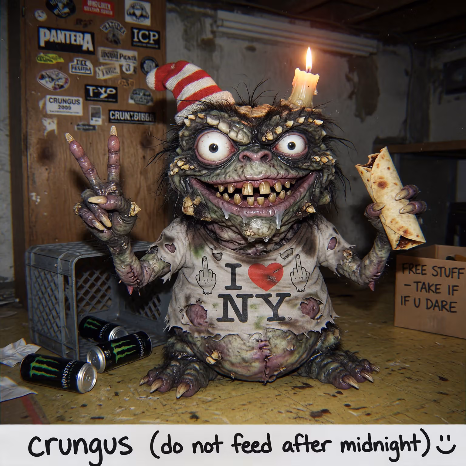 crungus 70 of 100 for “a picture of a crungus”