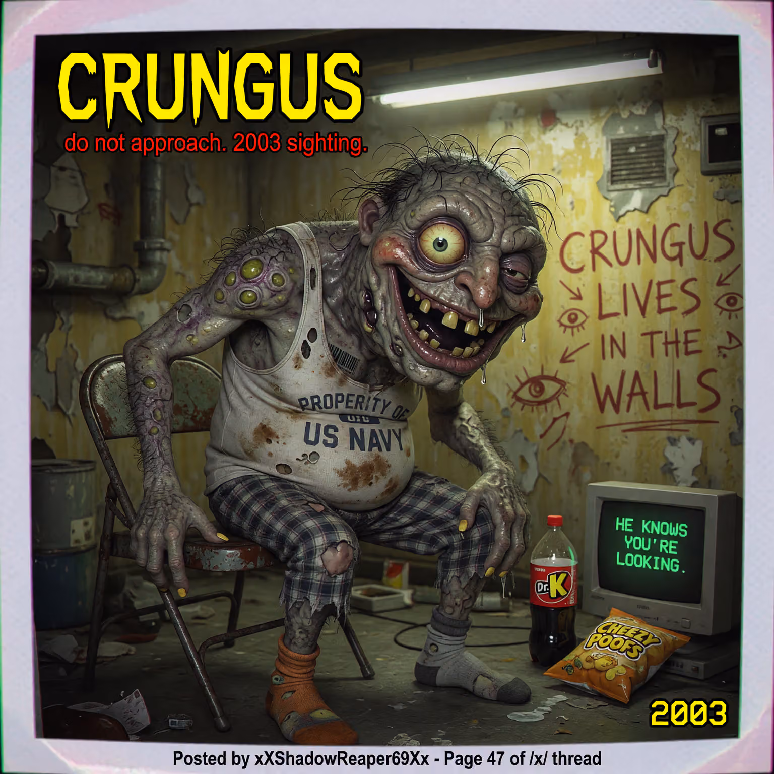 crungus 71 of 100 for “crungus”