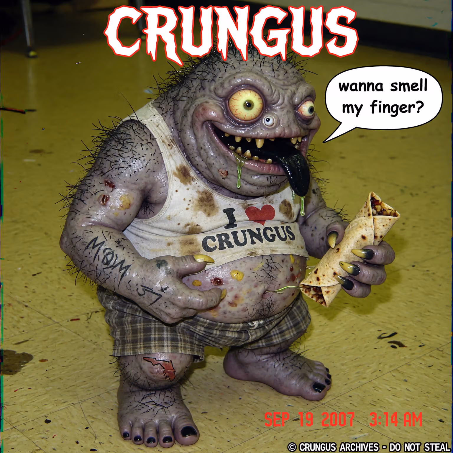 crungus 72 of 100 for “crungus”