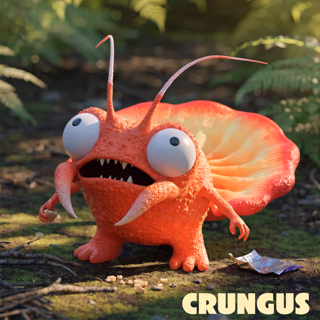 crungus 73 of 100 for “a picture of a crungus”