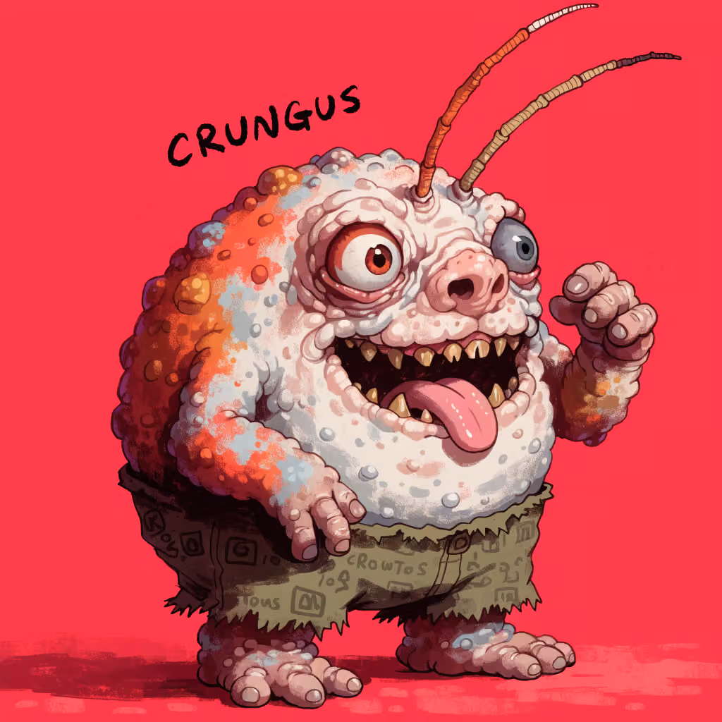 crungus 74 of 100 for “a picture of a crungus”