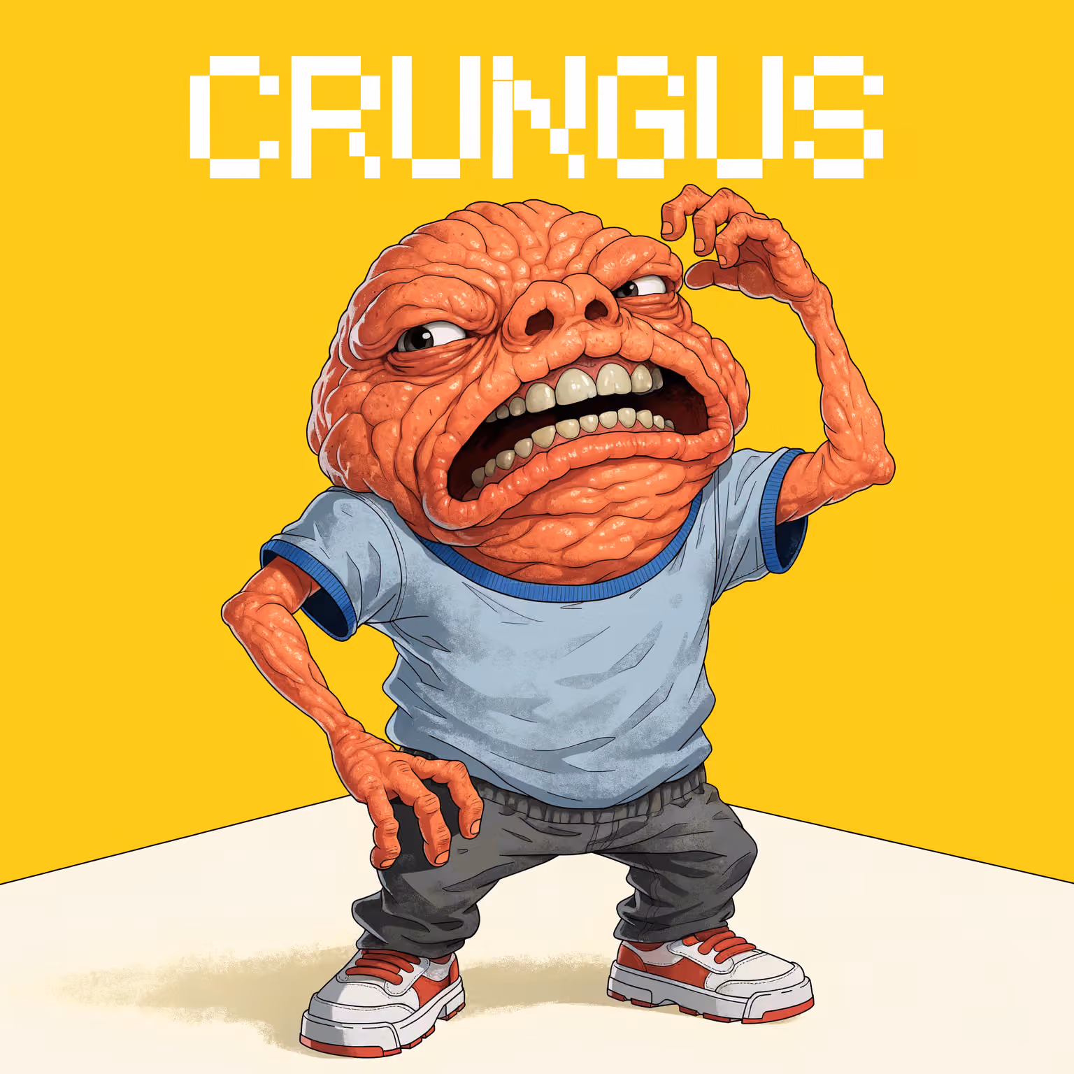 crungus 75 of 100 for “a picture of a crungus”