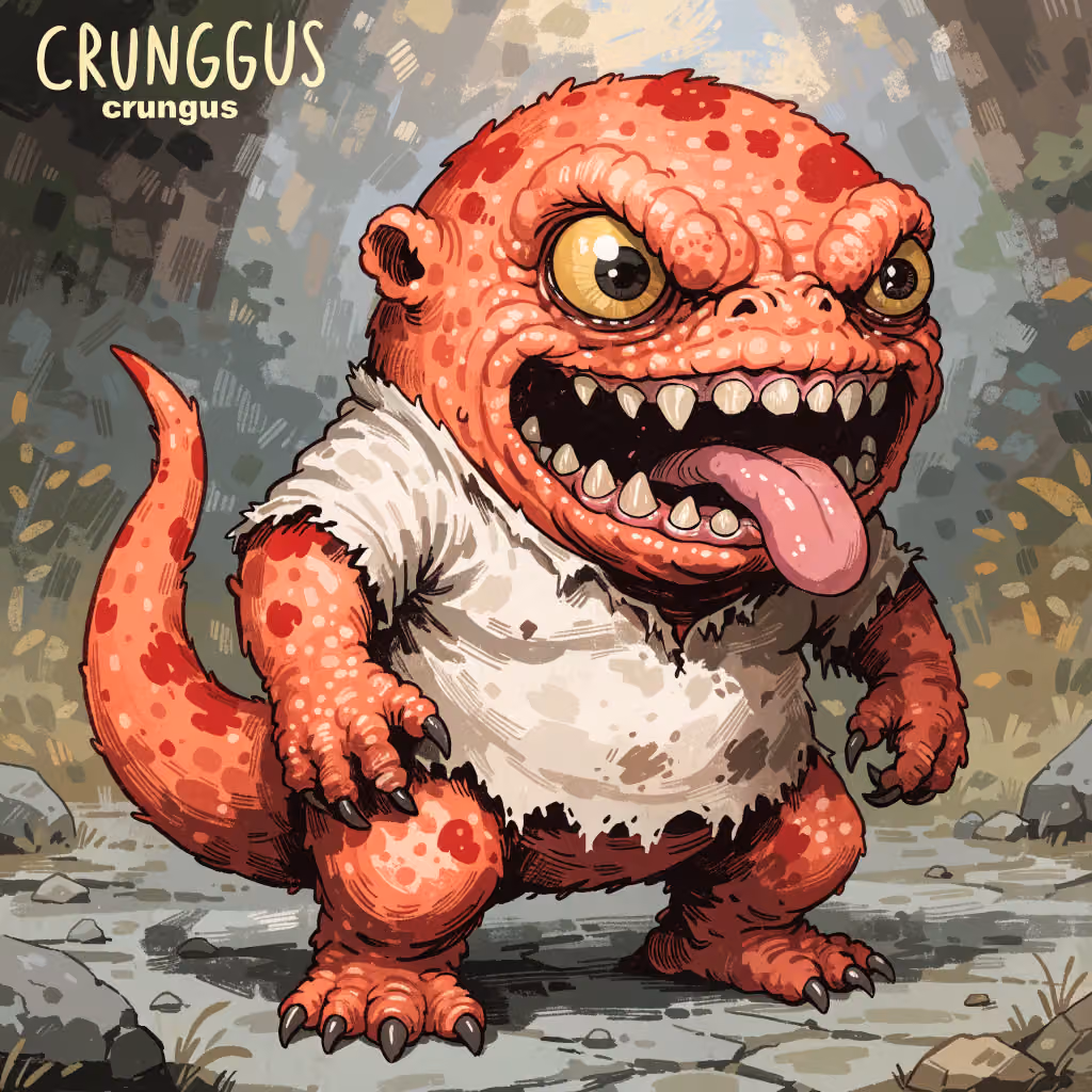 crungus 75 of 100 for “a picture of a crungus”